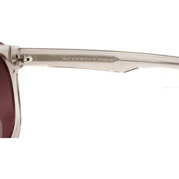 Maui Jim Jasmine MJ 738-05B Round Crystal Polarized Sunglasses Maui Rose (A)